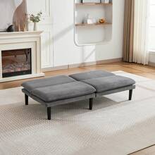 Sofa Bed Mattress - 灰色+泡沫 - 查看 11