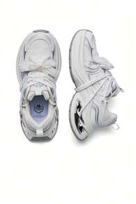 Kappa Unisex TIFO Classic Training Shoes, Retro Casual Sports Sneakers - White - View 4