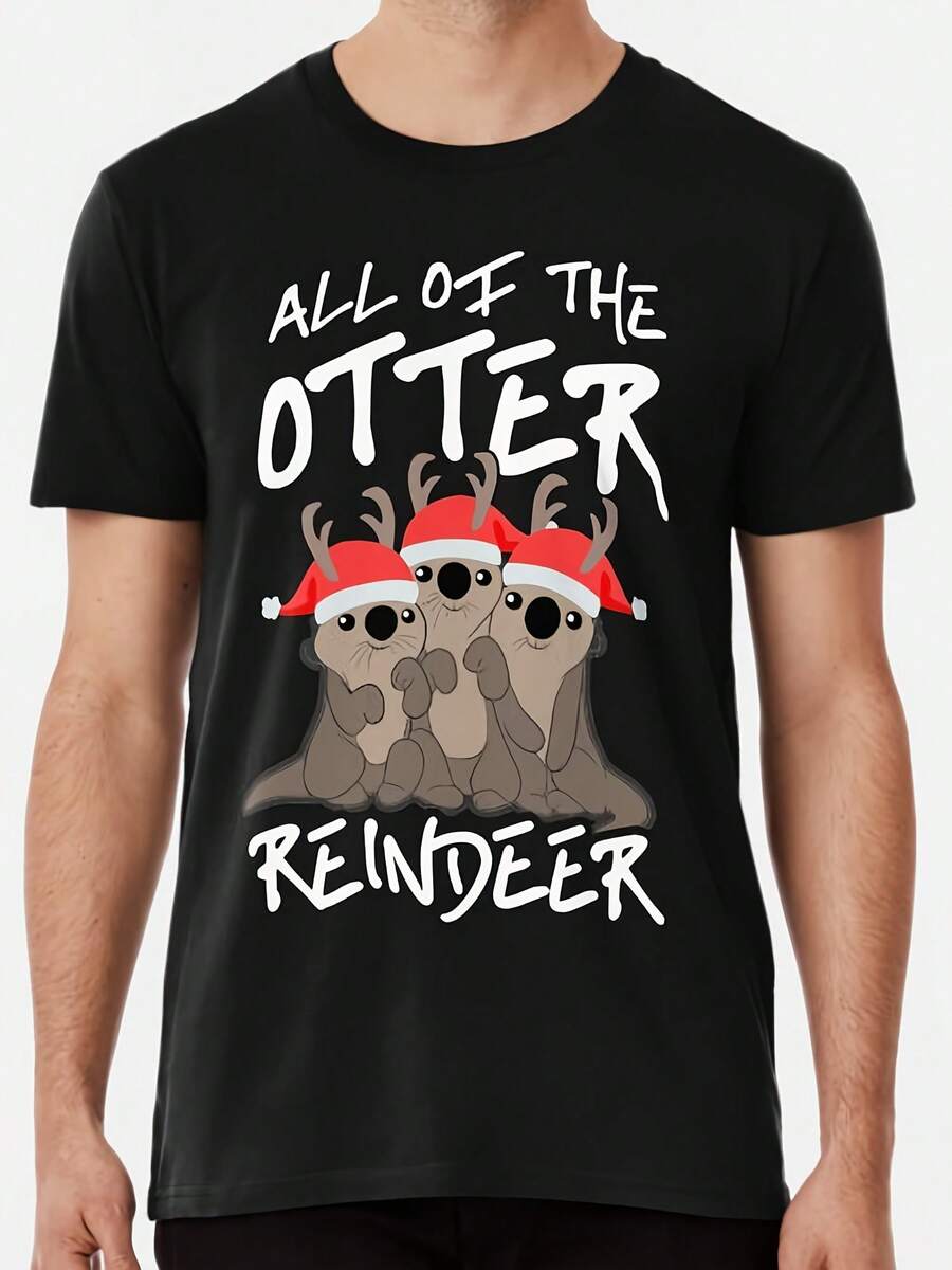 All Of The Otter Reindeer S To 5XL Made In The AUUSA T-Shirt - 款式 - 查看 1