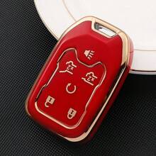 鑰匙遙控器保護套附鑰匙圈,適用於 Chevy、Chevrolet、Suburban、Tahoe、GMC、Yukon XL、Terrain、Acadia,防塵防摔高端時尚鑰匙包配件 - 單包 - 查看 16