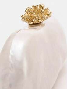 Luxury Evening Bag Unique Shaped Clutch Minimalist Pearl Mother Of Pearl Crossbody Bag Suitable For Evening Gowns Wedding Dresses Parties And Banquets - White - View 6