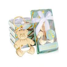 4/6/9/10/12/15 Peças Conjunto de Abridor de Mamadeira de Bebê Urso & Acessórios | Presente de Agradecimento Perfeito para Convidados de Festa de Mães Grávidas | Caixa de Presente Prática, Fofa e Memorável - A - Visão 5