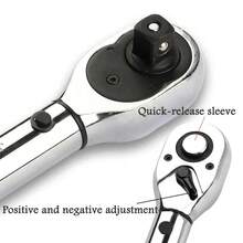 1 buah Kunci Torsi 3/8" 10-60 N.M, Kunci Torsi Presisi Tinggi dengan Pegangan Ergonomis, Cocok untuk Teknisi Perbaikan Sepeda dan Otomotif Profesional - 3-8 10-60 N.m - View 4