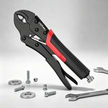 Multifunctional Universal Locking Pliers, Heavy-Duty Industrial Grade All-Purpose Pressure Hand Tool, Suitable For Pipe Fixing, Plumbing Repair, Home Bathroom Maintenance And Furniture Disassembly Tasks - B-Black - View 9