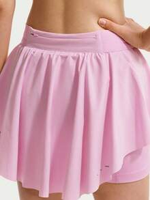 Nike Women's AS W NK SWIFT SKORT NV Woven Sports Skort IM7545-654 - Pink - View 2