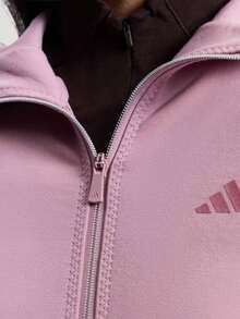 Adidas Women's SFL SLIM JKT Knit Sweatshirt Jacket KH2700 - Pink - View 5