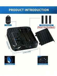 2 Wireless Car Door Light Projectors, For Projecting Car Logos - Battery Powered, Automatic Sensing Decorative Welcome Lights, Suitable For Most Car Models - Welcome Light - View 8