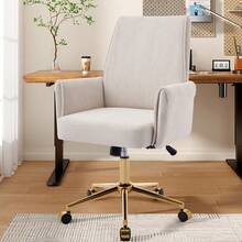 Home Office Chairs - 白色 + 燈芯絨 - 查看 6