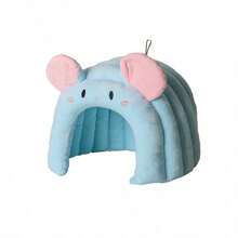 ITANDME Guinea Pig Bed Guinea Pig Hideout Rabbit Hideout Adorable Shaped Small Pet Hideout Comfortable, Pressure-Resistant, Bottomless, Easy To Clean Small Animal Bed & Small Animal Hideout Suitable For Squirrels, Hedgehogs, Dwarf Bunnies,Guinea Pigs - View 10
