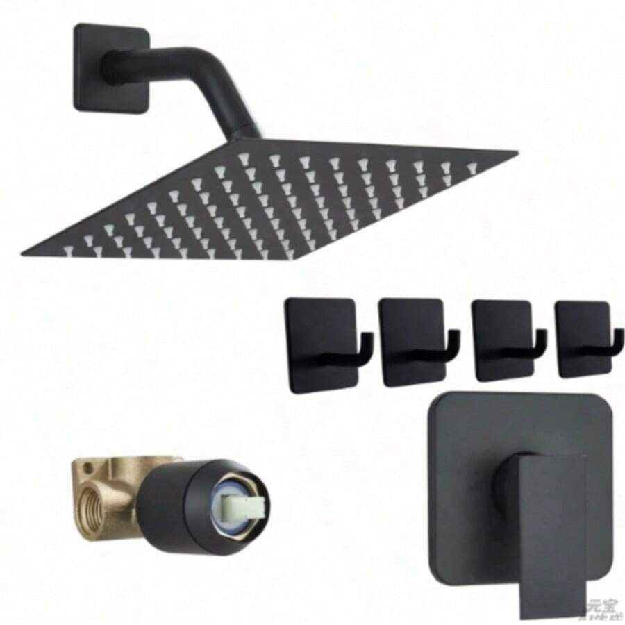 Shower System - Black - View 1