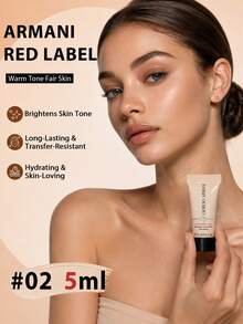 Giorgio Armani Luminous Silk 5ml Mini Travel Size Foundation, Shade 1.5/2, Tahan Lama Mengontrol Minyak, Hasil Matte, Cocok Untuk Kulit Berminyak dan Kombinasi, Makeup Sehari-hari - Merah - 2-5ml*3 botol - View 9