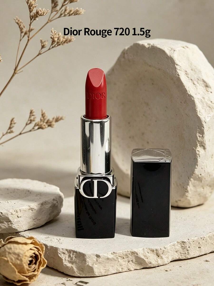 Dior Rouge Dior 720 Velvet Matte Mini Lipstick 1.5g Travel Size Long Lasting Non Drying Rich Color Pigment Daily Makeup Mini Lip Cosmetic DIOR-3348901679558 - #720 - View 1