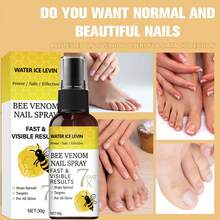 Semprotan Kuku Racun Lebah, Semprotan Esensi Kuku Kaki dan Tangan yang Ampuh untuk Memperbaiki, Menghaluskan dan Menguatkan Kuku, Mudah Digunakan, Cocok untuk Semua Jenis Kulit, Untuk Kuku Rapuh, Rusak dan Kasar - Cocok untuk Semua Jenis Kuku - 30g - View 6