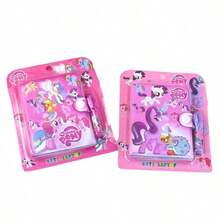 asmodee My Little Pony Notebook, Portable Pocket Notebook For Registration And Homework, Prize Gift With Pen, Suitable For Back To School, Halloween, Christmas, Gift For Friends - Square - View 4