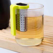 Stainless Steel Hanging Cup Tea Infuser, Tea Filter, Stainless Steel Tea Strainer Hanging Cup Tea Separator - Multicolor - View 4