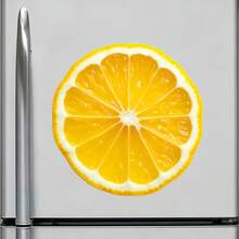 Lemon Slice Quiet Stillness In A Single Sunlit Cross-Section Magnet Where The Simplest Beauty Needs No Embellishment Keepsake For All Metal Surfaces Throughout The Home - B - View 3