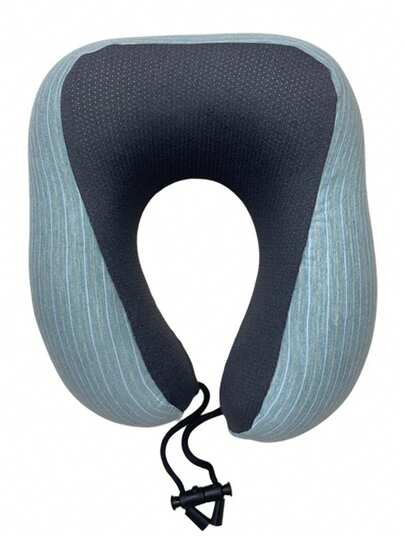 Almohada de viaje rellenable de ropa, múltiples colores disponibles, se puede usar como almohada de viaje de almacenamiento, adecuada para viajes, almohada de viaje rellenable de felpa suave, esencial de viaje, almohada de cuello en forma de U, adecuada para coche y avión
