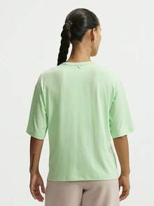 Nike 24.7 ImpossiblySoft Light Dri-FIT Women's Super Soft Quick-Dry Short Sleeve T-Shirt IQ9333-391 - Water Clear Green - View 2