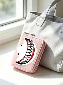 Wallet,Teen Cool Wallet,Shark Pattern,ID Credit Card Holder Wallet Luxury Brand RFID Blocking Protection Magic Leather Slim Wallet Purse Card Holder Keychain Wallet Wrist Wallet,Luxury Card Holder,Minimalist Fashion Multi-Slot Card Holder,Multi-Functional Business Short Wallet,Fun Wallet Compact Portable Anti-Loss Anti-Privacy,Foldable Ultra-Thin Smart Wallet,Perfect Gift For Friends,Suitable For Birthday Anniversary Valentine's Day Christmas Back To School Graduation Thanksgiving - Multicolor - View 6