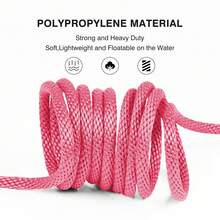 1pc Heavy Duty Dog Leash Nylon Long Lead Obedience Recall Training Check Cord Lead 15ft 30ft 50ft Long Rope Leash Great For Training Play Camping Backyard And Swimming - Rose Red - View 6