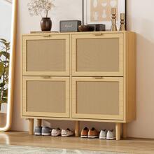 Shoe Cabinet Natural Light Oak Finish - 淺橡木色 - 查看 4