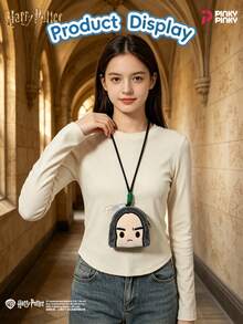 Harry Potter 1pc Headphone Bag Charm Storage Pouch Random Style Blind Box Suitable For Birthday Gift Halloween Christmas - Multicolor - View 5