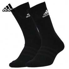 Adidas Breathable Comfortable Couple Basketball Socks Black Mid-Calf Socks DZ9360 - Black - View 5