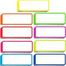 54pcs Magnetic Dry Erase Colorful Name Labels, Flexible Reusable Magnetic Labels For Office And School Supplies/Stationery Stickers/Doodle Stickers, Birthday/Easter/Presidents Day/Christmas/Family/Friends/Boys/Girls Gifts, Classmates School Gifts - 54PCS - View 3