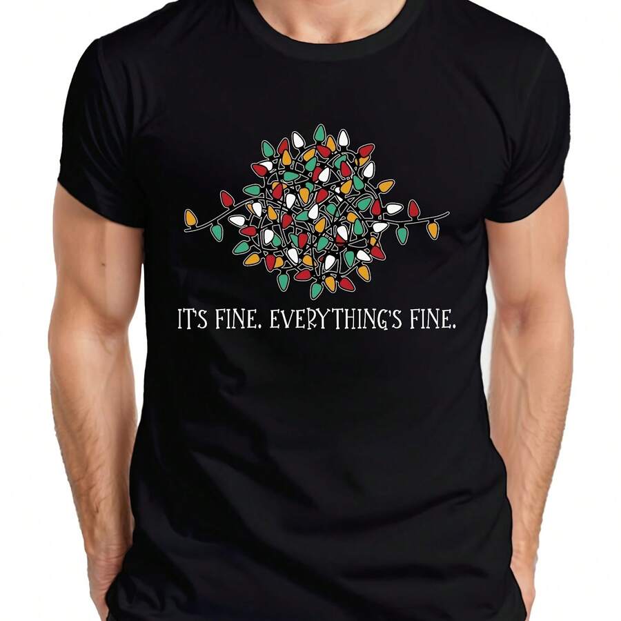 It's Fine Everything Fine String Lights Funny - Christmas Xmas Gift C- - 款式 - 查看 1