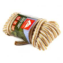 Double-Braided Nylon Marine Dock Line, 3/8 In X 25 Ft, Up To 20 Ft Boats, 550 Lb Maximum Working Load, Gold - Gold - View 6
