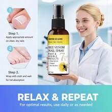 Semprotan Kuku Racun Lebah, Semprotan Esensi Kuku Kaki dan Tangan yang Ampuh untuk Memperbaiki, Menghaluskan dan Menguatkan Kuku, Mudah Digunakan, Cocok untuk Semua Jenis Kulit, Untuk Kuku Rapuh, Rusak dan Kasar - Cocok untuk Semua Jenis Kuku - 30g - View 8