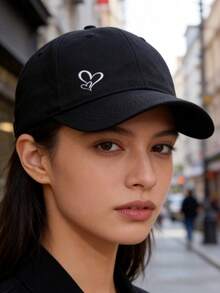 1pc Summer & Autumn Baseball Cap, Baseball Cap, New Casual Versatile Sun Hat For Men & Women - Heart Baseball Cap - View 4