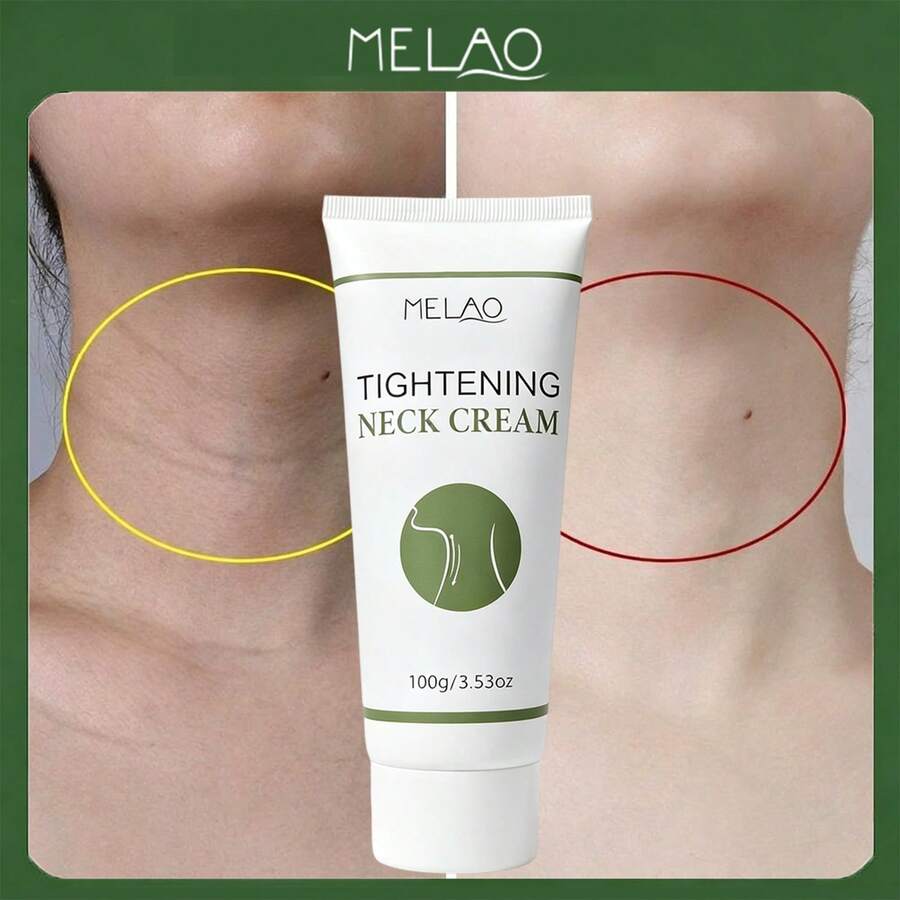Krim Pengencang Leher MELAO 100g/3.53oz, Krim Pengencang Leher Anti-Penuaan, Hidrasi Mendalam, Menghaluskan Kerutan Leher Kering - Krim - View 1