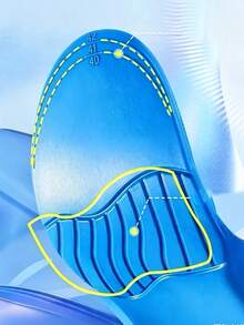 1 Pair Arch Support Pads/3D Arch Support Insoles, Deep Heel Cup Design Provides Stability; Unisex Arch Support Massage Insoles With Shock Absorption, Suitable For Running, Sports And Work Boots, Especially For Long-Term Standing Use. - Multicolor - View 2