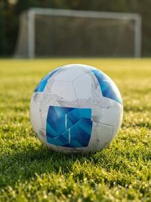 1PC, Size 5 Soccer Ball, Basic Style, Beginner Model, Suitable For Beginner Practice, Beautiful Colors And Exquisite Pattern Design, For Individual Training And Team Matches, PVC Material, Machine-Stitched Material, Soft And Comfortable Feel, Indoor And Outdoor Use - Multicolor - View 4