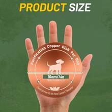 New Bird Bath Disk Copper Basin Water Pool Cleaner Copper Round Plate - Style A - View 4