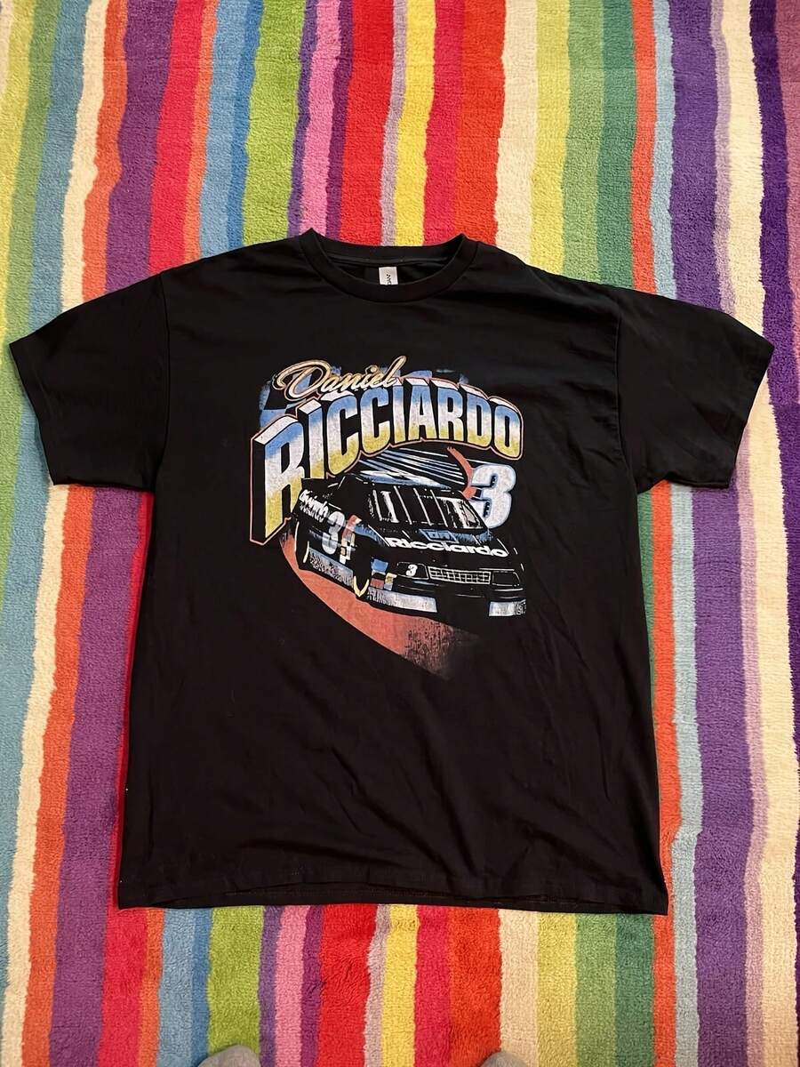 Vintage 1994 Danny Ricardo # 3 T-Shirt Y2K - Size L - 款式 - 查看 1