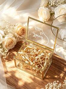 Personalized Wedding Ring Box With Couple's Names, Wedding Date And Coordinates. Suitable For Wedding, Engagement Or Proposal, Perfect Prop For Wedding Photos And Ideal Gift - Multicolor - View 5