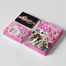 55pcs KATSEYE Pinky Up Lomo Photo Cards Sophia, Lara, Megan, Yoonchae, Manon, Daniela KATSEYE Member Photos, Fan Collection Postcards Katseyephotocard Photo Card Protective Sleeves Pinky Up, K-Pop Photocards, LOMO Cards, Trading Cards - Multicolor - View 8