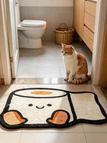 1pc Rollable Floor Mat, Bathroom Mat, Bathroom Rug, Door Mat, Small Rug, Carpet, Floor Mat, Home Decor, Area Rug, Outdoor Mat, Home Decor, Area Carpet, Bedroom Rug, Washable Carpet - Multicolor 1 - View 1