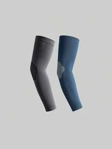 1/2/4 Pairs Unisex Ice Silk UV Protection Over-The-Knee Leg Warmers, Thin Leg Warmers For Spring/Summer/Autumn, Sports Cycling Leg Sleeves With Cooling Effect - Multicolor - View 16