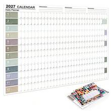 1PC 2026/2027 Calendar, Large Calendar Kawaii To Do List Planner Target , Schedule Planner, Large Multi Month Reusable Poster - one-size - View 19