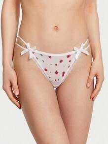 Aesletic 3pcs Women's Comfortable Low-Rise Thong Panties - Multicolor - View 2