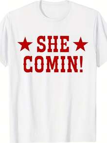 Cowboy Concert Country Western Cowgirl - She Comin! T-Shirt - Style - View 1