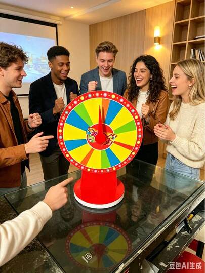 1pc Lucky Draw Spinner Wheel Party Entertainment Teaching Prop Game Activity Erasable Desktop Roulette (Assembly Required)