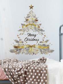 Multi-Style Christmas-Themed Wall Stickers PVC Removable Self-Adhesive Without Leaving Glue Santa, Reindeer, Snowflakes, Luxury Christmas Tree For Bedroom, Cabinets, Windows, Classrooms, Parties DIY Holiday Decoration Stickers - Wall Stickers - View 9