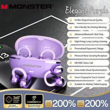 Monster MQT69 Ear-Clip Open-Ear Wireless Bluetooth Earbuds, Ringan dan Nyaman Dipakai, Kontrol Sentuh, Mode Gaming Latensi Rendah, Peredam Kebisingan Panggilan ENC untuk Kebugaran dan Penggunaan Sehari-hari - View 11