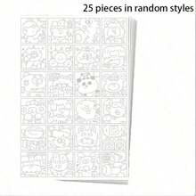 Stress Relief Relaxation Doodle Drawing Sketch, Simple Coloring Paper, Suitable For Adults To Relieve Boredom At Work, Suitable For Beginners Painting Practice, Train Focus And Observation Skills, Creative Gift, Great Choice To Relax Mind And Body In Leisure Time, Random Patterns - Fishing Line Drawing Book - View 5