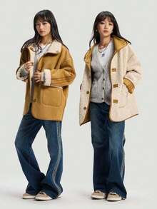 Adidas Originals Women's CRFT JKT W Thermal Lined Reversible Jacket KT3145 - Brown - View 6