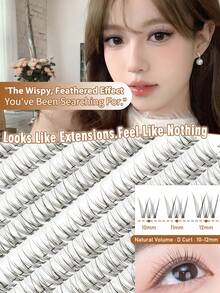 EYELASH EVOLUTION 384 قطعة من رموش فردية، كتاب رموش، رموش صناعية عنقودية، رموش صناعية منزلية DIY، رموش صناعية عنقودية، رموش صناعية فردية، رموش قصيرة، رموش صناعية، رموش طبيعية، سهلة الاستخدام، مناسبة للمبتدئين، جمالية - C - مشاهدة 5